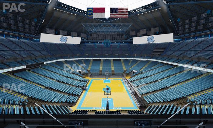 Dean Smith Center - Section 200 Seat View