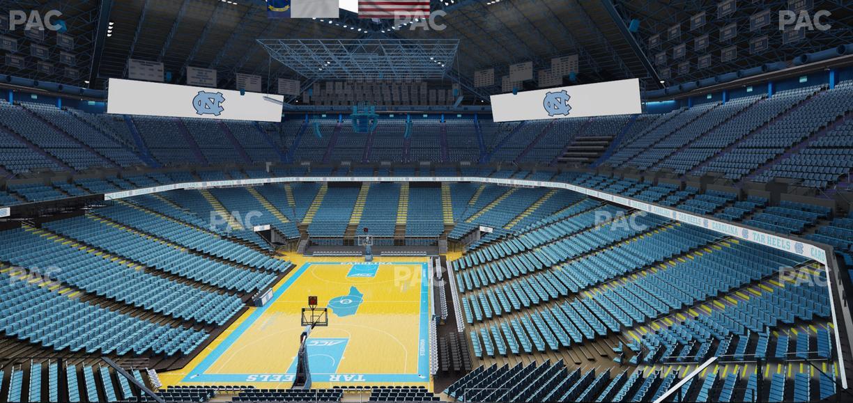 Dean Smith Center - Section 201 Seat View
