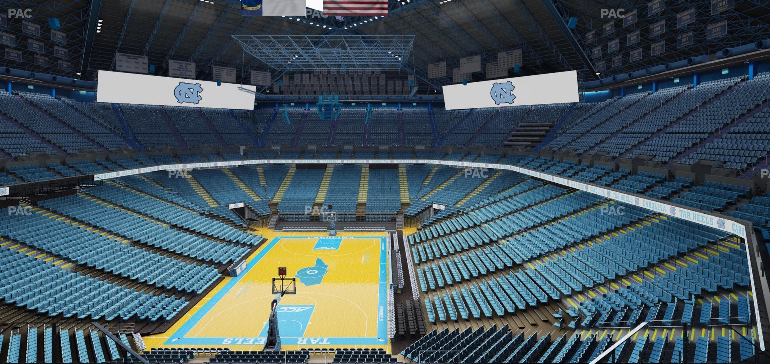 Dean Smith Center - Section 201 Seat View