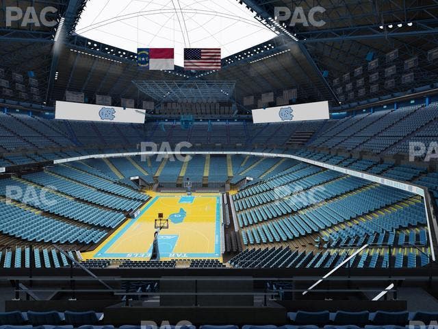 Dean Smith Center - Section 201 Seat View