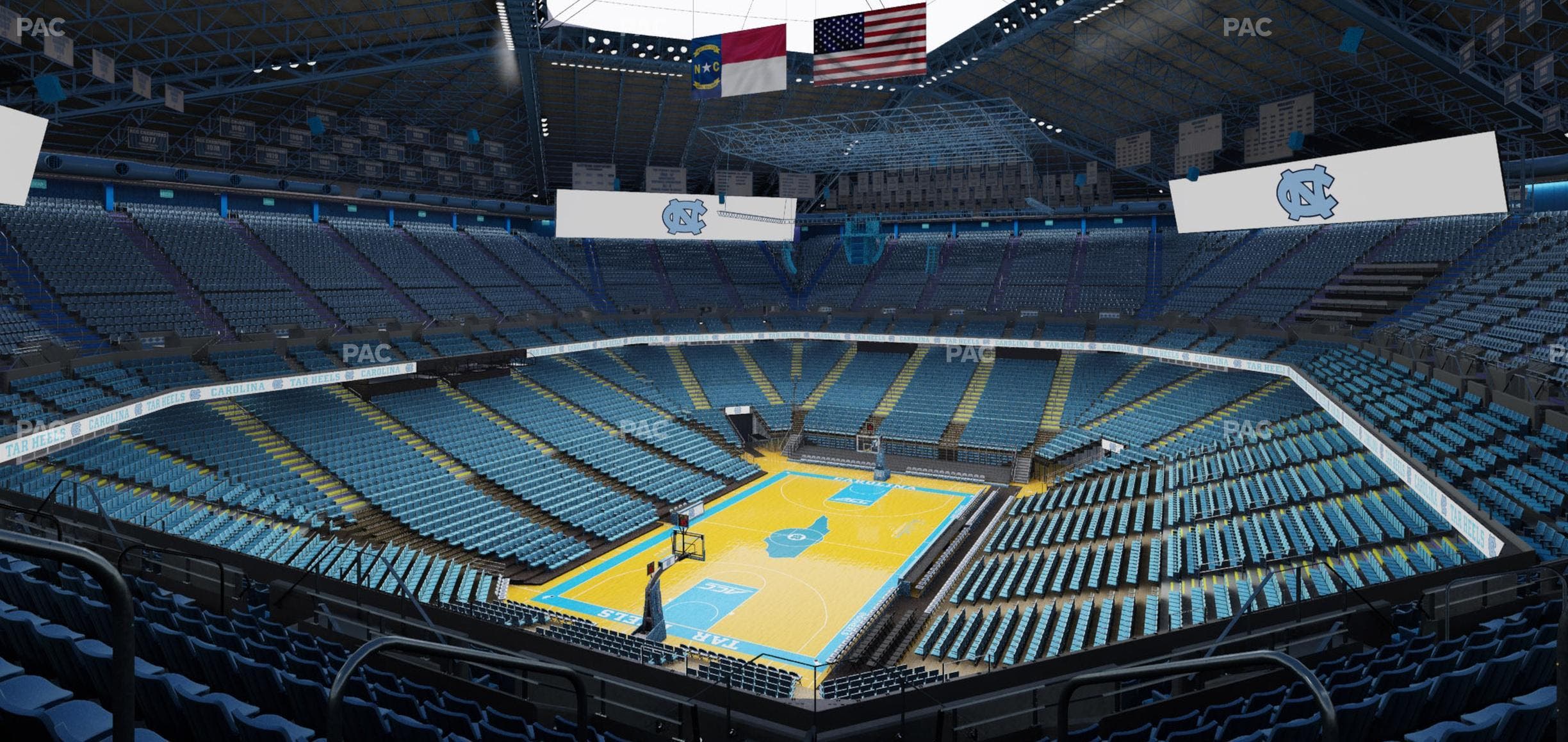Dean Smith Center - Section 202 A Seat View