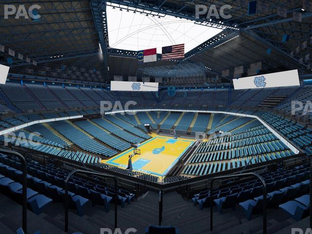 Dean Smith Center - Section 202 A Seat View