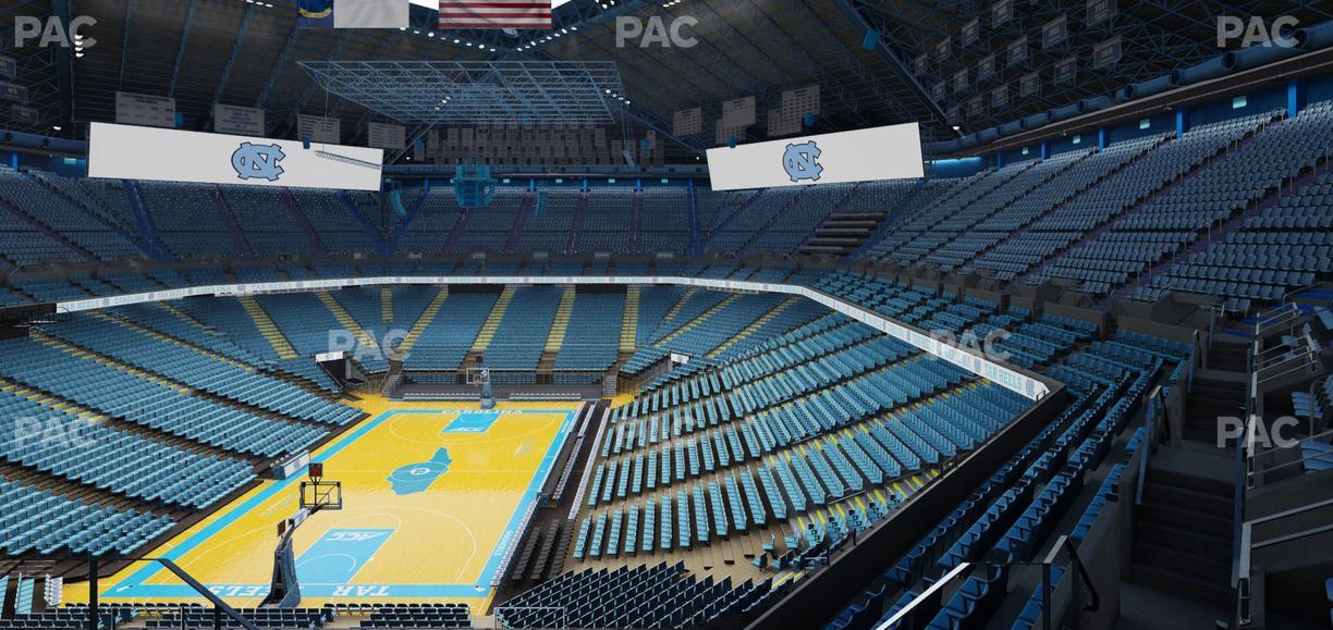 Dean Smith Center - Section 202 Seat View