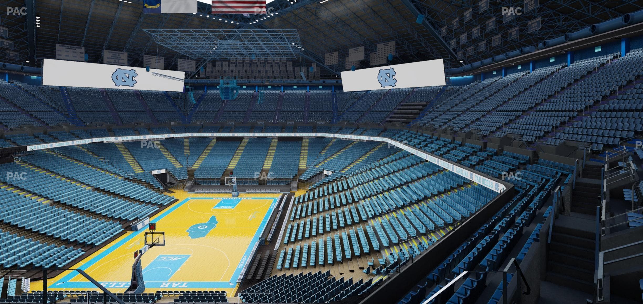 Dean Smith Center - Section 202 Seat View