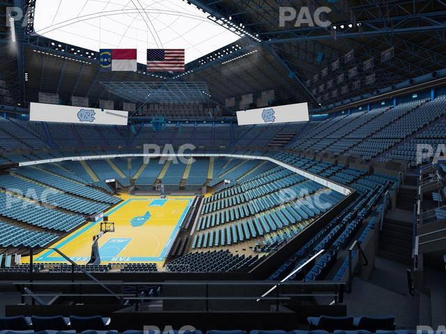 Dean Smith Center - Section 202 Seat View
