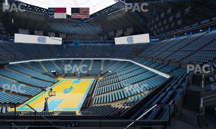 Dean Smith Center - Section 202 Seat View