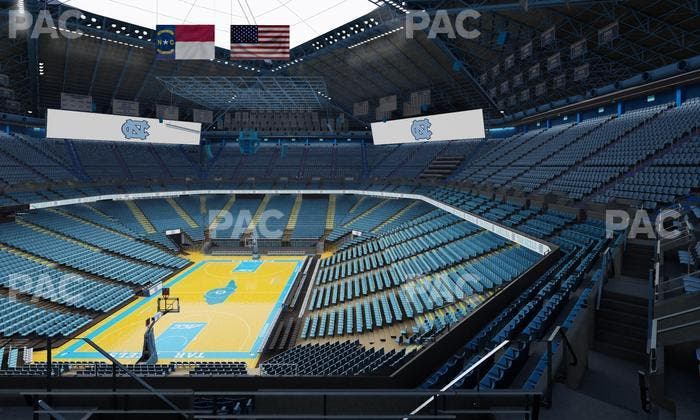 Dean Smith Center - Section 202 Seat View