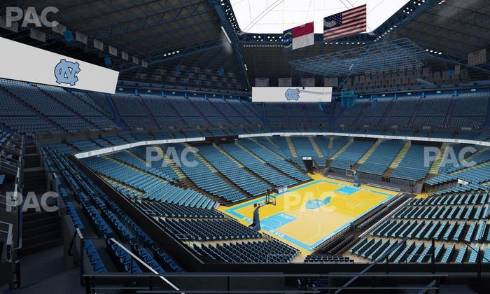 Dean Smith Center - Section 203 Seat View
