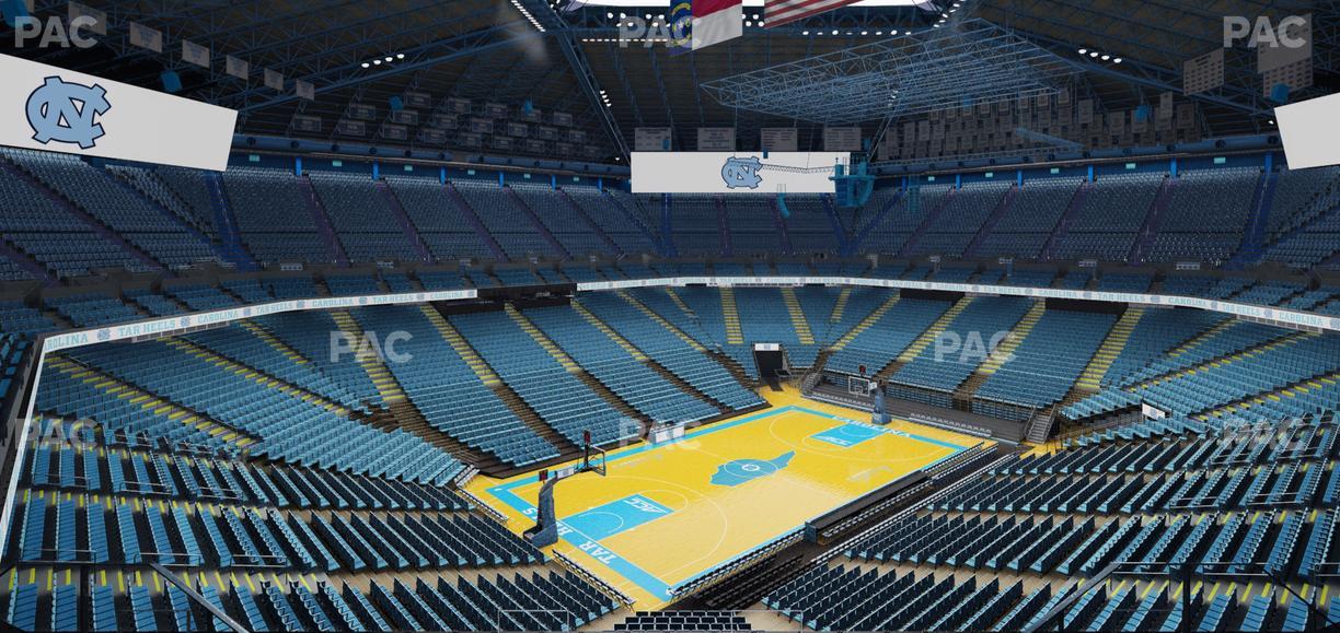 Dean Smith Center - Section 204 Seat View