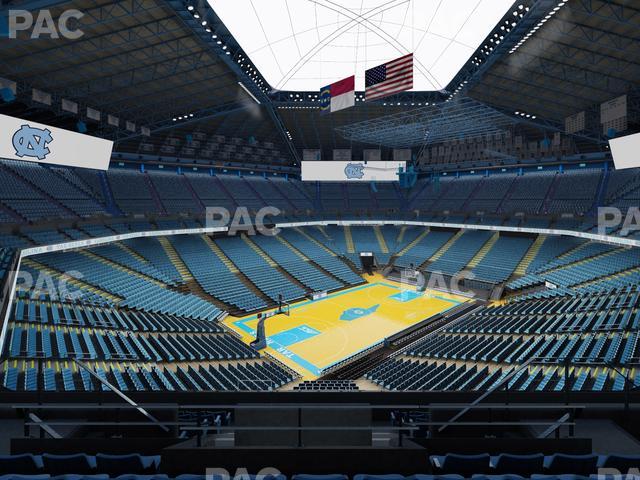 Dean Smith Center - Section 204 Seat View