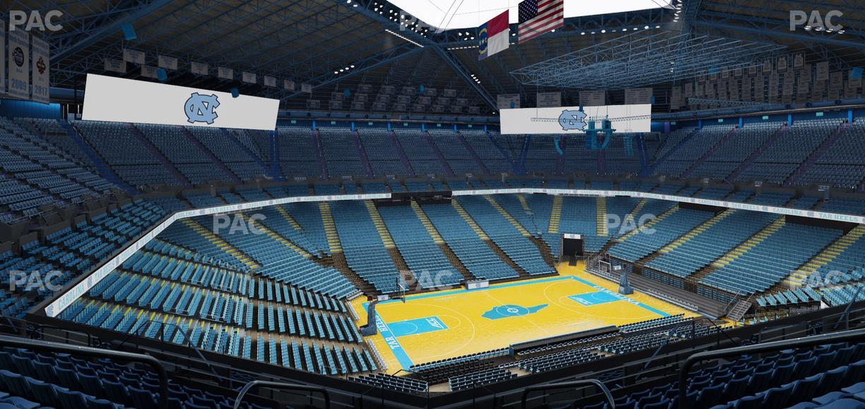 Dean Smith Center - Section 205 A Seat View