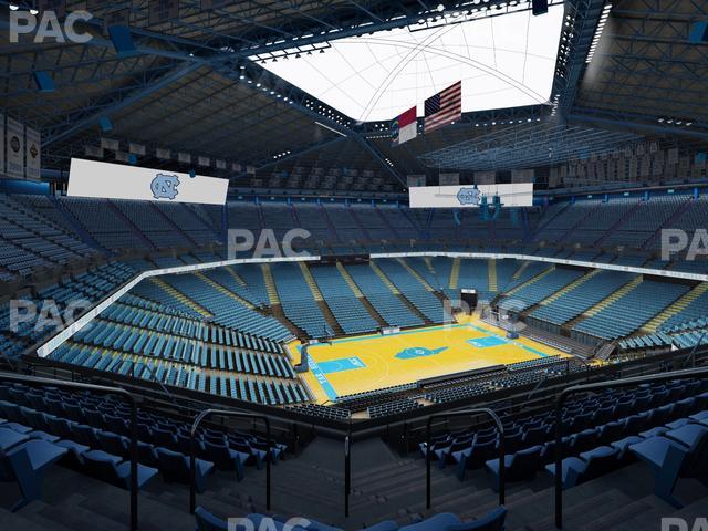 Dean Smith Center - Section 205 A Seat View