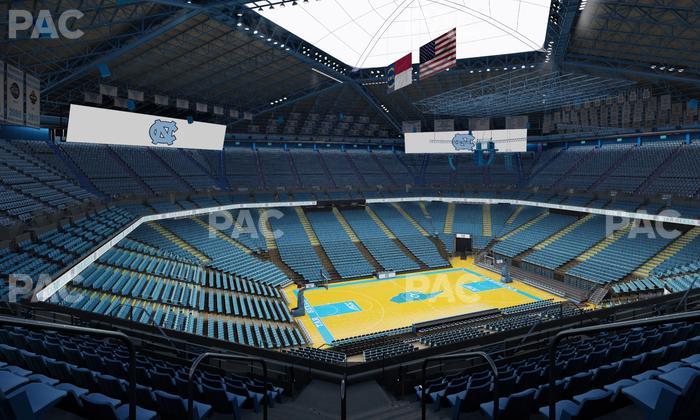 Dean Smith Center - Section 205 A Seat View