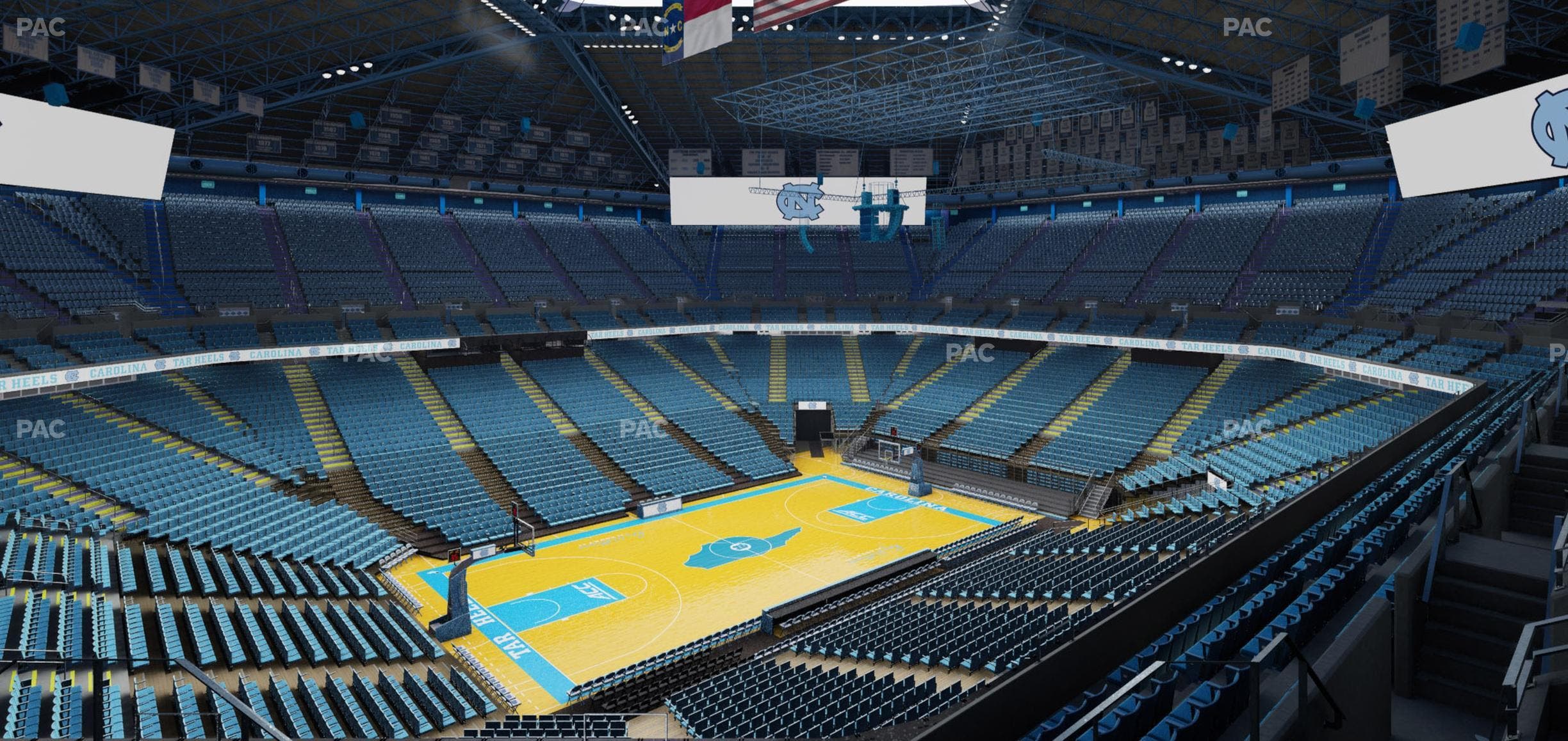 Dean Smith Center - Section 205 Seat View