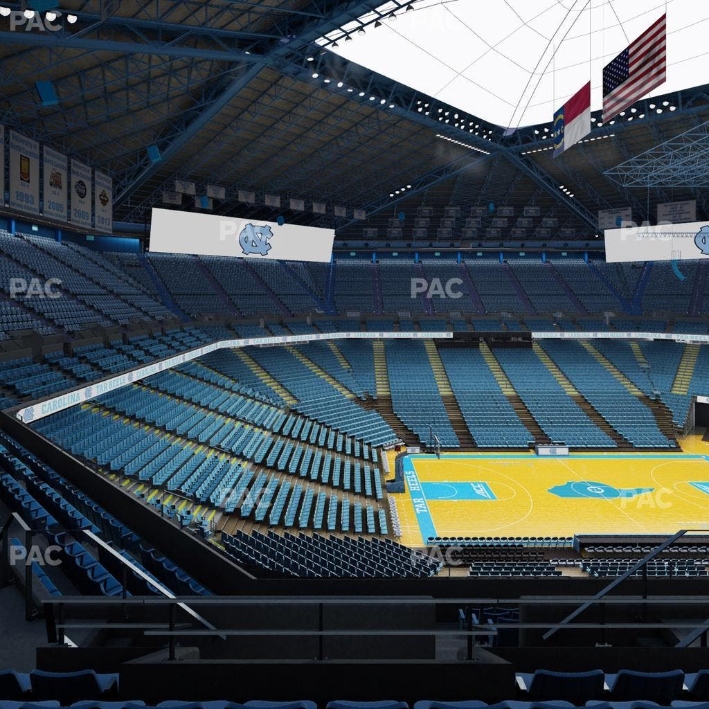 Dean Smith Center - Section 206 Seat View