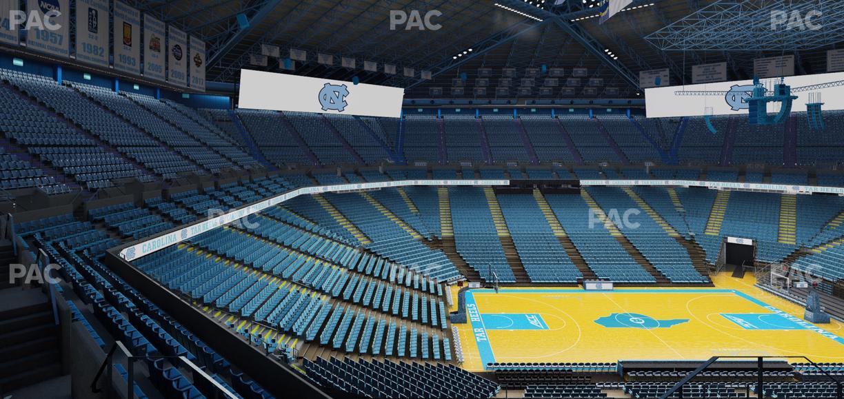 Dean Smith Center - Section 206 Seat View