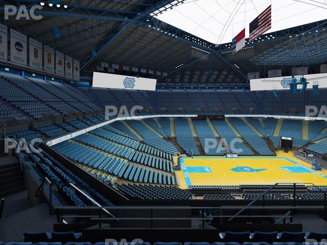 Dean Smith Center - Section 206 Seat View
