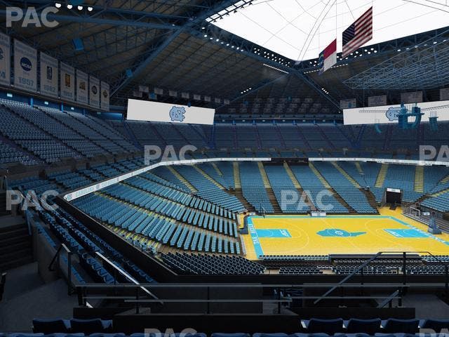 Dean Smith Center - Section 206 Seat View