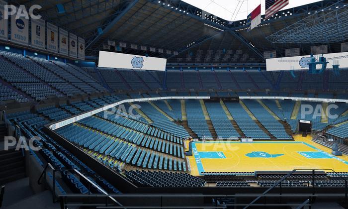 Dean Smith Center - Section 206 Seat View