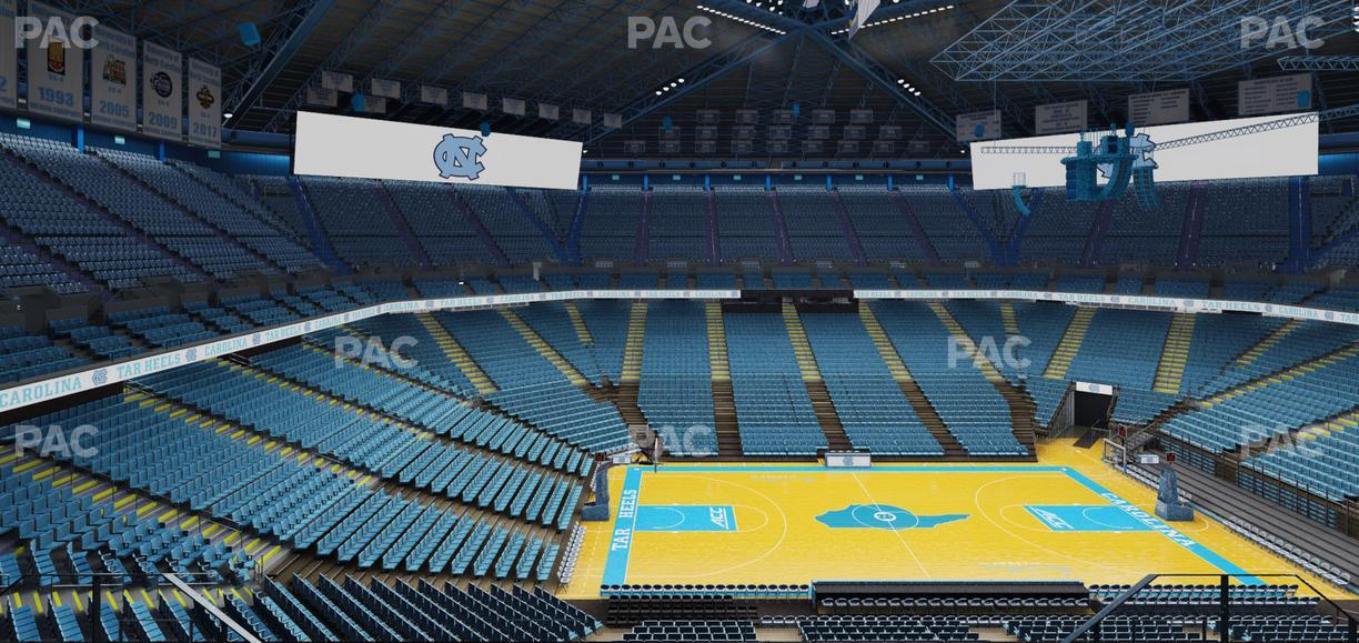Dean Smith Center - Section 207 Seat View