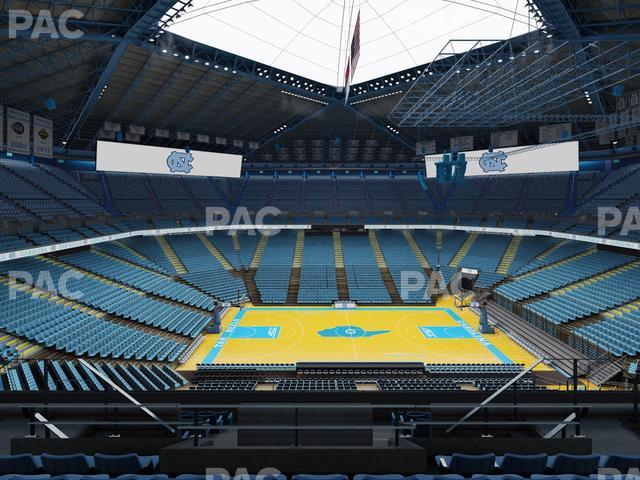 Dean Smith Center - Section 208 Seat View