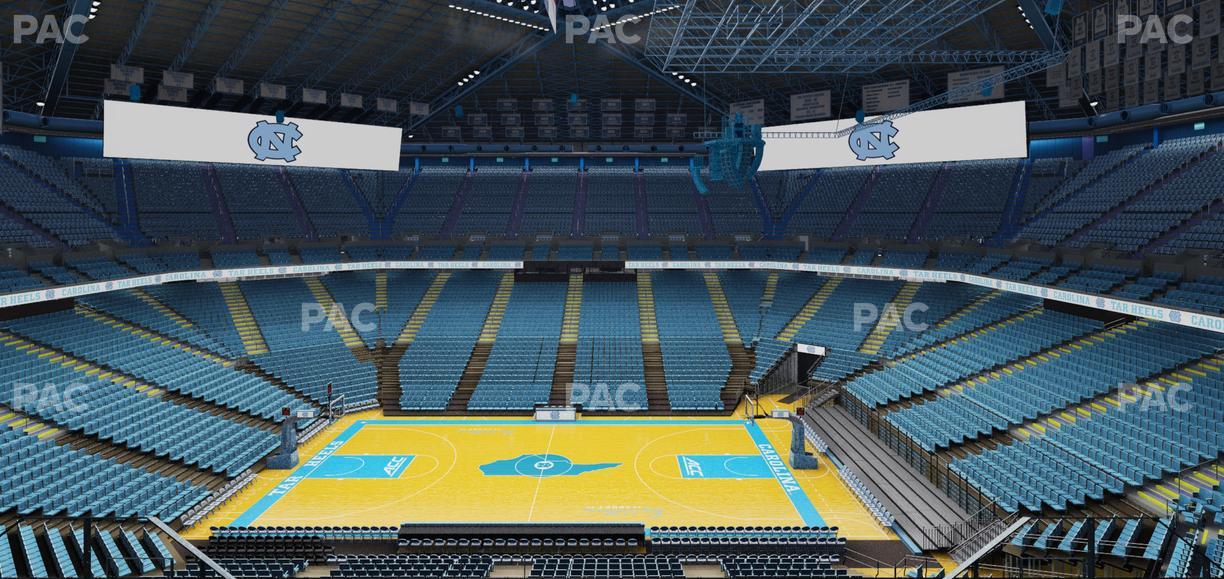 Dean Smith Center - Section 209 Seat View