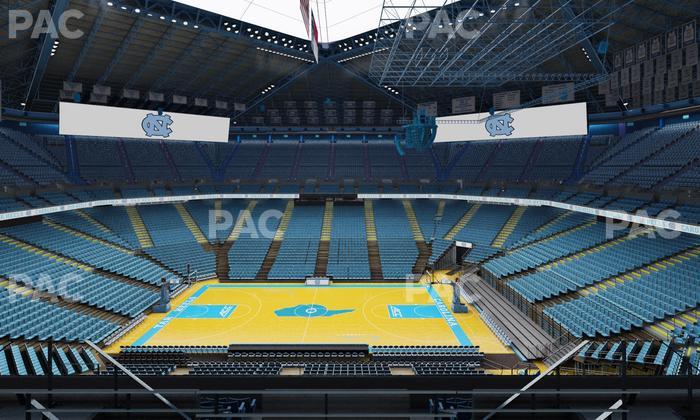 Dean Smith Center - Section 209 Seat View