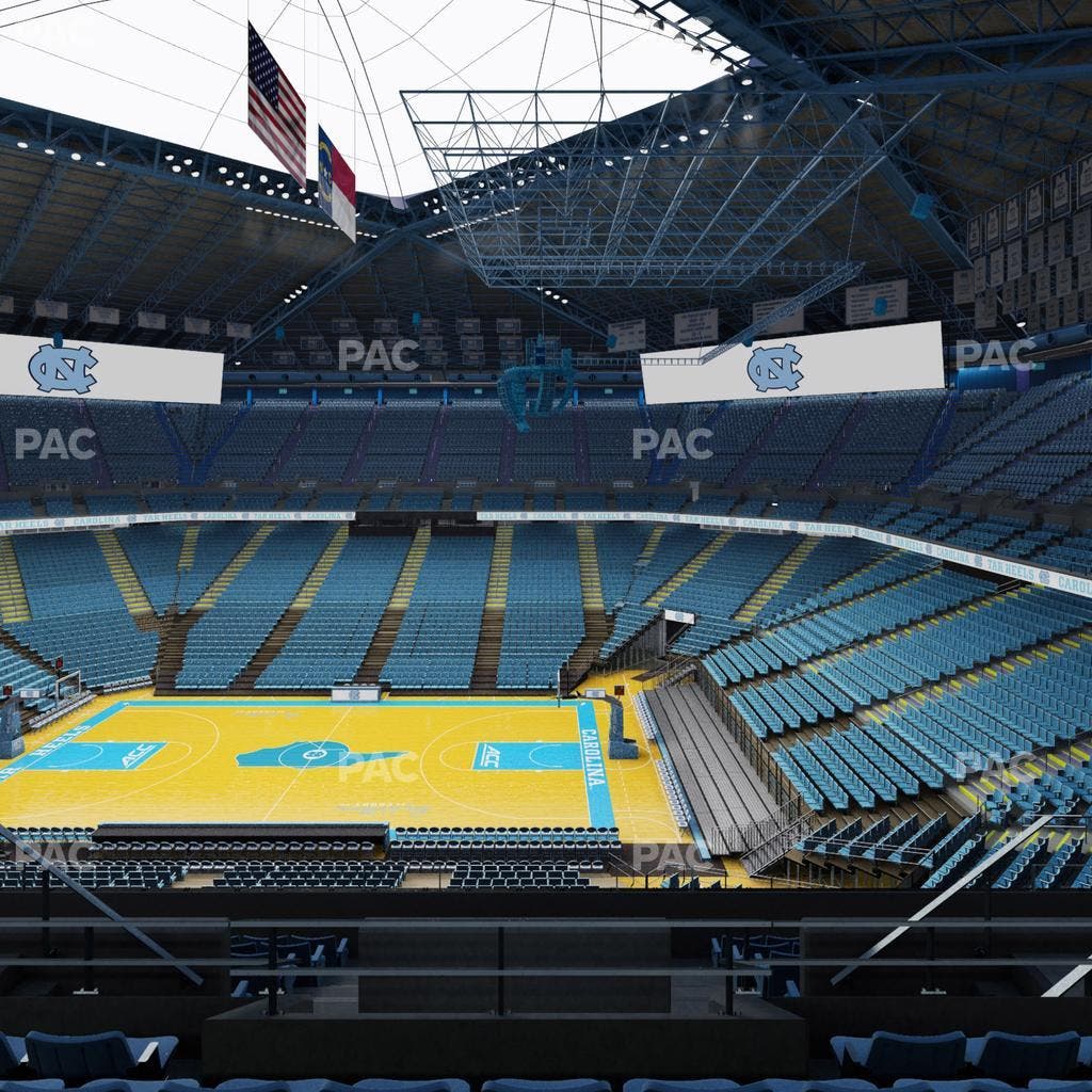 Dean Smith Center - Section 210 Seat View