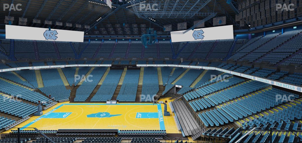 Dean Smith Center - Section 210 Seat View