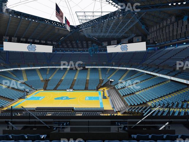 Dean Smith Center - Section 210 Seat View