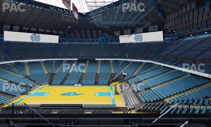 Dean Smith Center - Section 210 Seat View