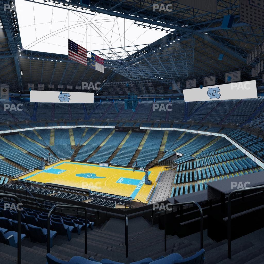 Dean Smith Center - Section 211 A Seat View