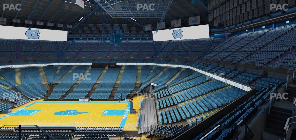 Dean Smith Center - Section 211 Seat View