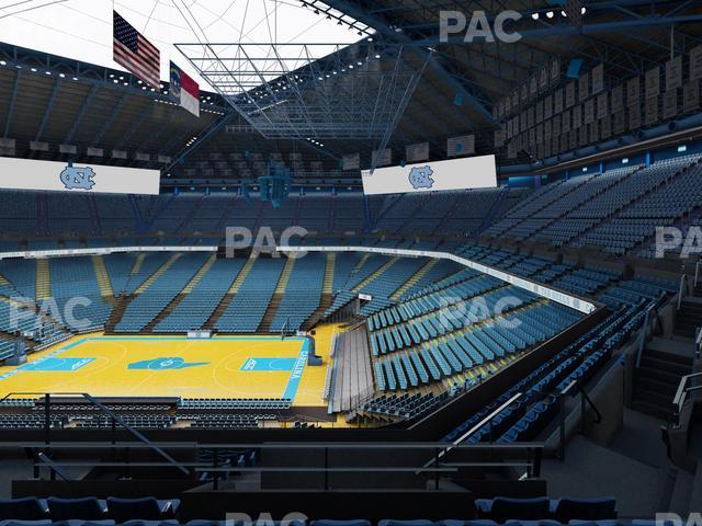 Dean Smith Center - Section 211 Seat View