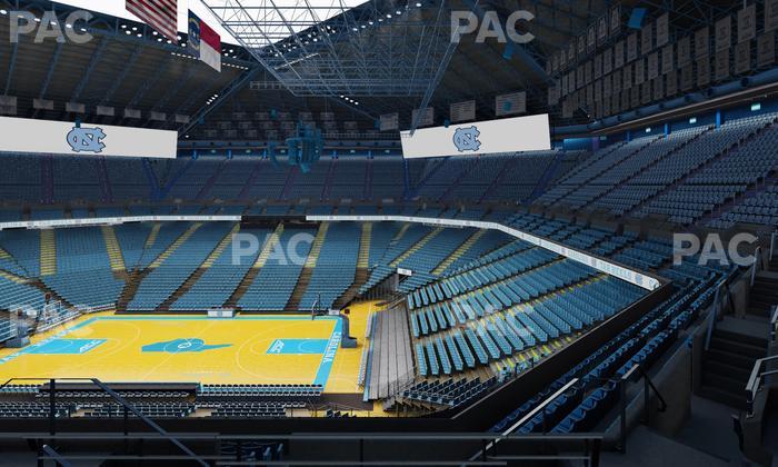 Dean Smith Center - Section 211 Seat View