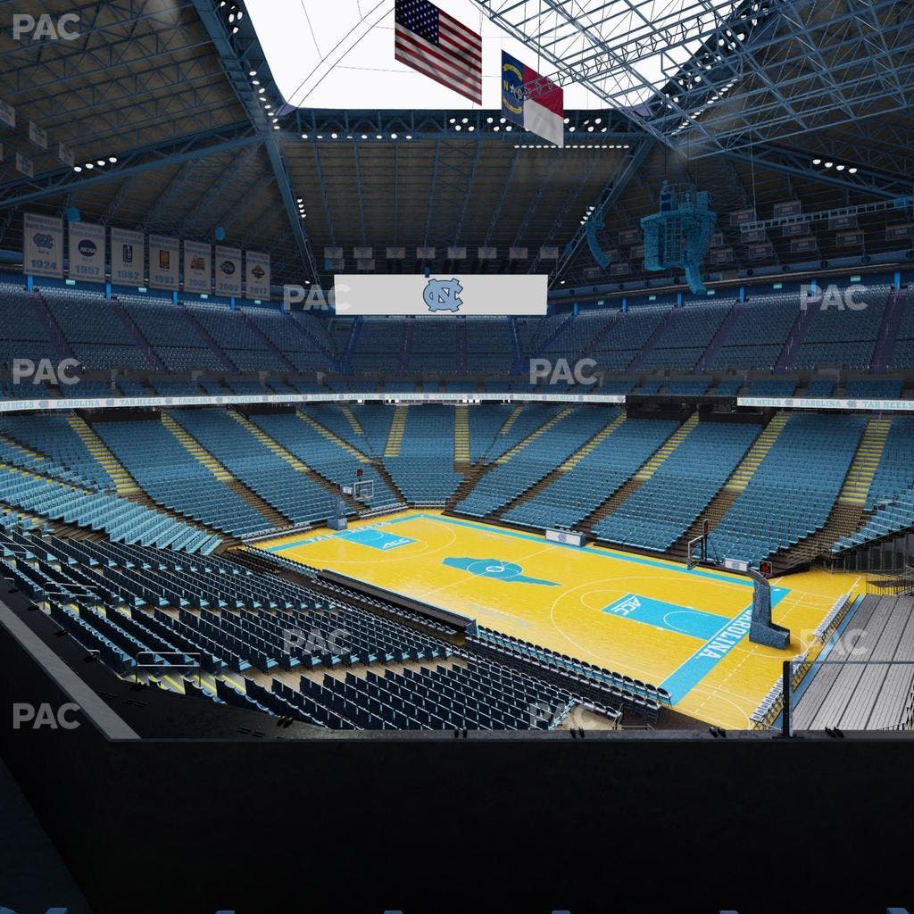 Dean Smith Center - Section 212 Seat View