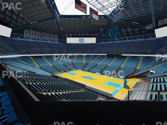 Dean Smith Center - Section 212 Seat View