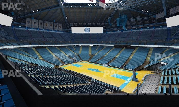 Dean Smith Center - Section 212 Seat View