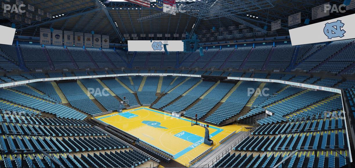 Dean Smith Center - Section 213 Seat View