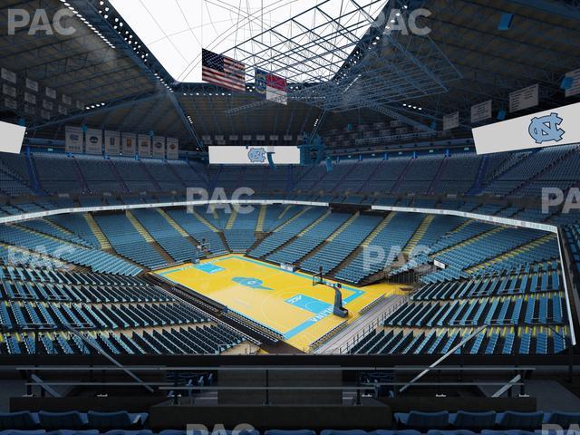 Dean Smith Center - Section 213 Seat View