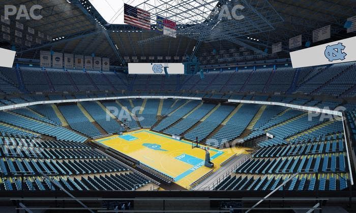 Dean Smith Center - Section 213 Seat View