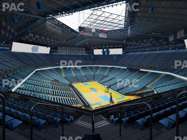 Dean Smith Center - Section 214 A Seat View