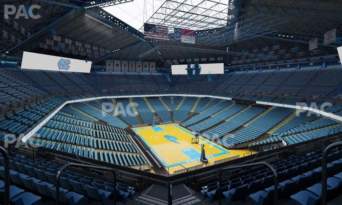 Dean Smith Center - Section 214 A Seat View