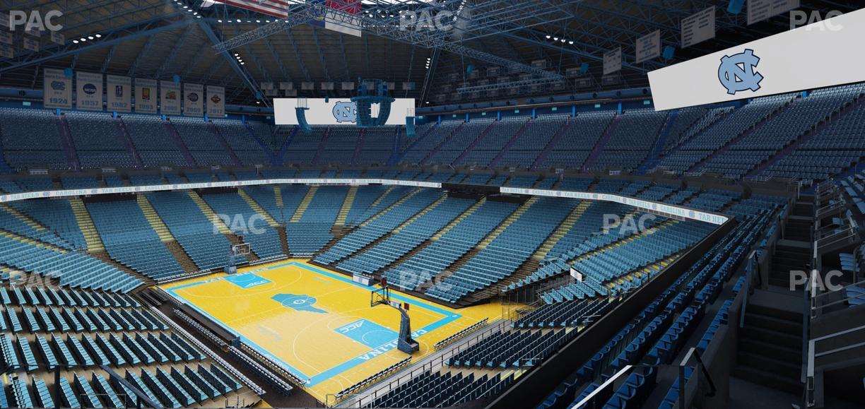 Dean Smith Center - Section 214 Seat View