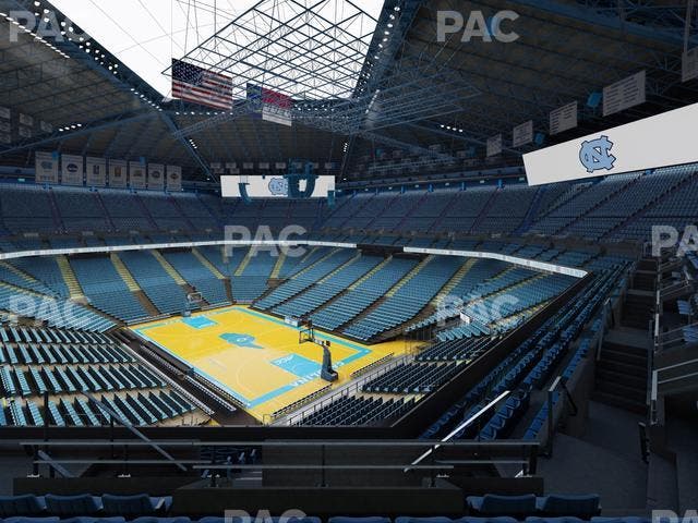 Dean Smith Center - Section 214 Seat View