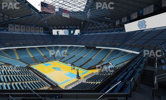 Dean Smith Center - Section 214 Seat View