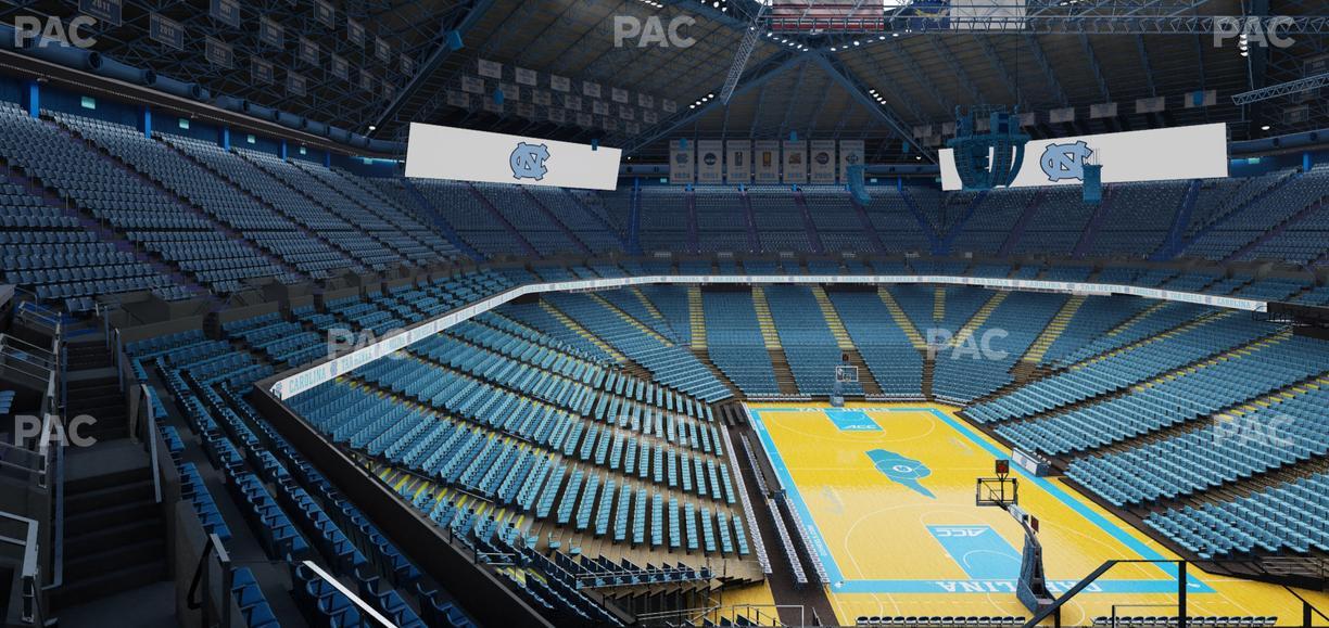 Dean Smith Center - Section 215 Seat View