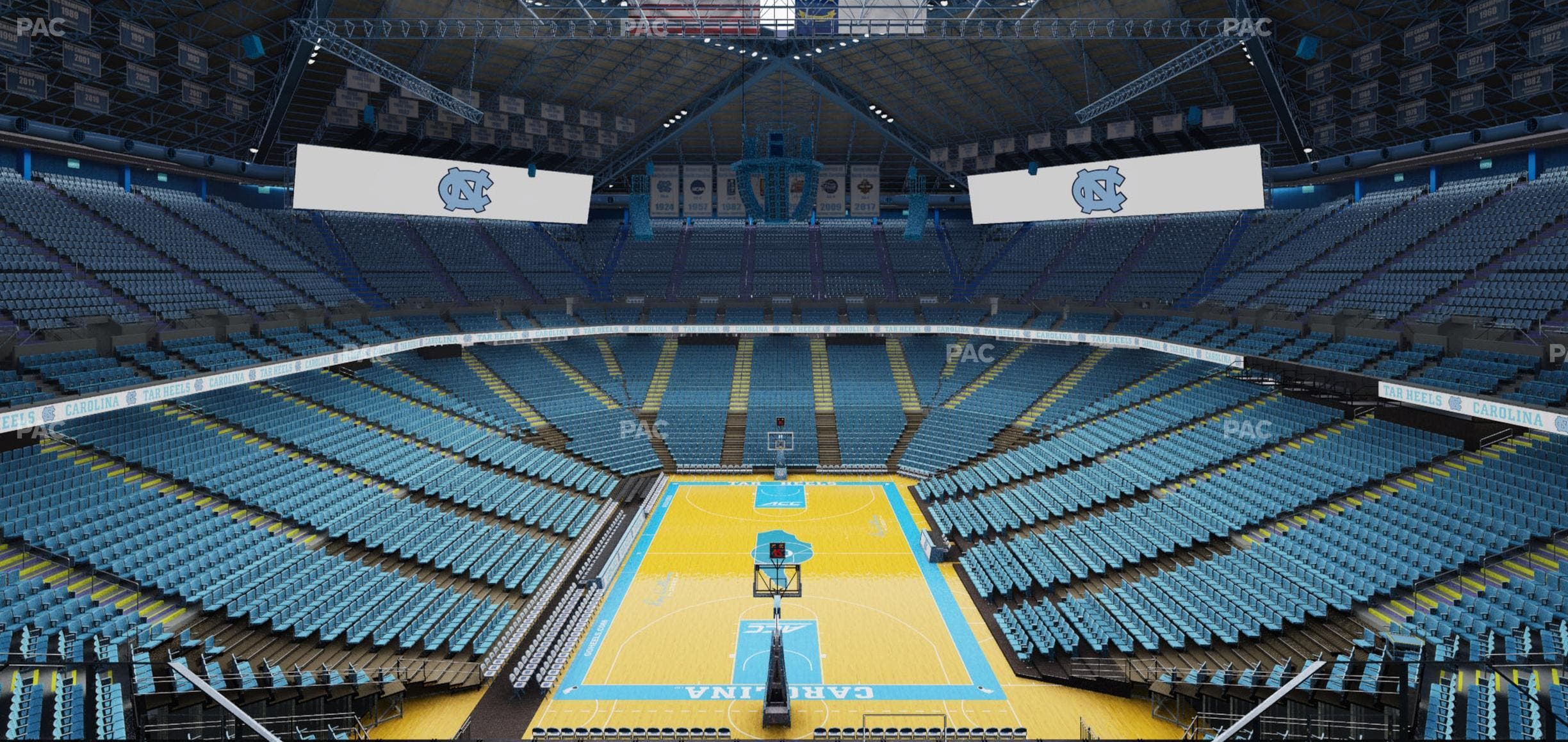 Dean Smith Center - Section 217 Seat View