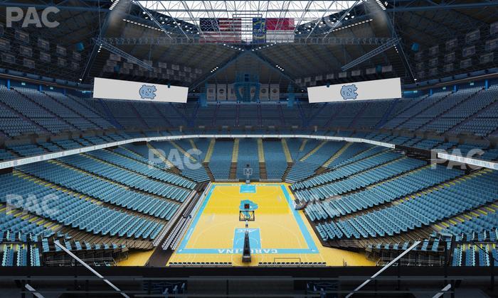 Dean Smith Center - Section 217 Seat View