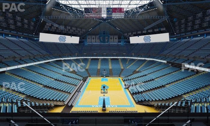 Dean Smith Center - Section 217 Seat View